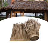 Maxbell 2xPalm Thatch Roll Straw Mats Decorate Straw Roofing Panel for Party Fence Roof