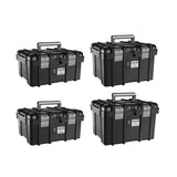 Tool Box Lightweight Strong Hardware Organizer for Warehouse Household Trunk 41cmx32cmx20.5cm