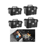 Tool Box Lightweight Strong Hardware Organizer for Warehouse Household Trunk 41cmx32cmx20.5cm