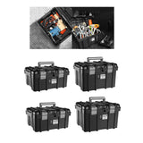 Tool Box Lightweight Strong Hardware Organizer for Warehouse Household Trunk 41cmx32cmx20.5cm