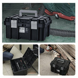 Tool Box Lightweight Strong Hardware Organizer for Warehouse Household Trunk 41cmx32cmx20.5cm