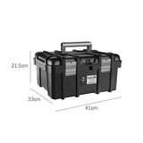 Tool Box Lightweight Strong Hardware Organizer for Warehouse Household Trunk 41cmx33cmx21.5cm