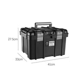 Tool Box Lightweight Strong Hardware Organizer for Warehouse Household Trunk 41cmx33cmx27.5cm