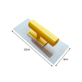 Maxbell Plastering Trowel Devices Finishing Trowel for Pool Coatings Lining Concrete Yellow