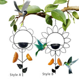 Maxbell Hanging Bird Feeder Flower Shaped Oriole Feeder for Garden, Attracting Birds Style A