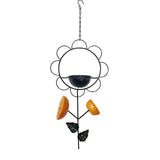 Maxbell Hanging Bird Feeder Flower Shaped Oriole Feeder for Garden, Attracting Birds Style A