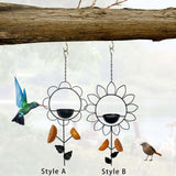 Maxbell Hanging Bird Feeder Flower Shaped Oriole Feeder for Garden, Attracting Birds Style A