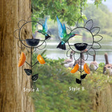 Maxbell Hanging Bird Feeder Flower Shaped Oriole Feeder for Garden, Attracting Birds Style A
