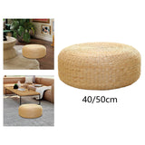 Maxbell 2xTatami Seat Cushion Handcrafted Meditation Cushion for Office Indoor Balcony 40cm diameter