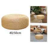 Maxbell 2xTatami Seat Cushion Handcrafted Meditation Cushion for Office Indoor Balcony 40cm diameter
