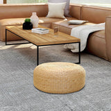 Maxbell 2xTatami Seat Cushion Handcrafted Meditation Cushion for Office Indoor Balcony 40cm diameter