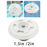 Maxbell 4xPool Return Draining SPA Jet Nozzle for SPA Center Massage Swimming Pool 1.5inch