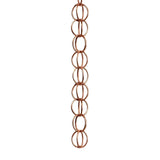 Maxbell 2xRain Chains Replace Metal Rainwater Catcher Chain for Awnings Backyard Sheds Rings