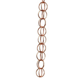 Maxbell 2xRain Chains Replace Metal Rainwater Catcher Chain for Awnings Backyard Sheds Rings