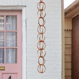 Maxbell 2xRain Chains Replace Metal Rainwater Catcher Chain for Awnings Backyard Sheds Rings