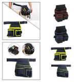 Maxbell Gardening Tool Waist Bag Belt Waterproof Practical Tool Belt Pouch Carpenter red edge
