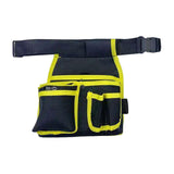 Maxbell Gardening Tool Waist Bag Belt Waterproof Practical Tool Belt Pouch Carpenter yellow edge