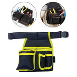 Maxbell Gardening Tool Waist Bag Belt Waterproof Practical Tool Belt Pouch Carpenter yellow edge