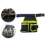 Maxbell Gardening Tool Waist Bag Belt Waterproof Practical Tool Belt Pouch Carpenter yellow edge