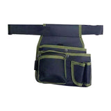 Maxbell Gardening Tool Waist Bag Belt Waterproof Practical Tool Belt Pouch Carpenter green edge