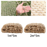 Maxbell 2xPlant Support Netting Jute Twine Trellis for Outdoor Balcony Climbing Plants 1Mx5M
