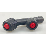 Maxbell 2xRetractable Sprayer Rod 45-80cm Water Sprayer Wand for Plants Garden Outdoor Double Curved Nozzle