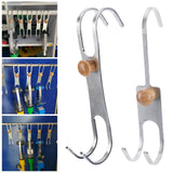 Maxbell Stainless Steel S Type Hook Thickened for Plumbers Home Repairs DIY Projects double hook