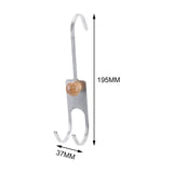 Maxbell Stainless Steel S Type Hook Thickened for Plumbers Home Repairs DIY Projects single hook