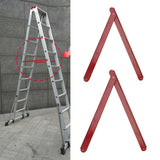 Maxbell 2xStepladders Tie Rod Aluminum Fixed Support Hinge Connector Step Ladder Hinge 56cm