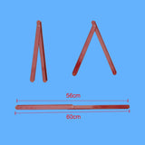 Maxbell 2xStepladders Tie Rod Aluminum Fixed Support Hinge Connector Step Ladder Hinge 56cm