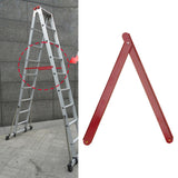 Maxbell 2xStepladders Tie Rod Aluminum Fixed Support Hinge Connector Step Ladder Hinge 77cm