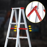 Maxbell 2xStepladders Tie Rod Aluminum Fixed Support Hinge Connector Step Ladder Hinge 77cm