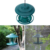 Maxbell Garden Birds Feeder Hanging Birds Feeding Station for Backyard Outside Trees Green