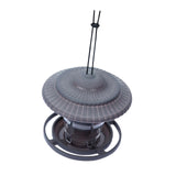 Maxbell Garden Birds Feeder Hanging Birds Feeding Station for Backyard Outside Trees Gray