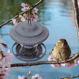 Maxbell Garden Birds Feeder Hanging Birds Feeding Station for Backyard Outside Trees Gray