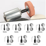 Maxbell Grinding Wheel Shaft Buffing Arbor Threaded Shaft for Hair Wheel Fiber Wheel 5mm 85g