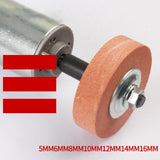 Maxbell Grinding Wheel Shaft Buffing Arbor Threaded Shaft for Hair Wheel Fiber Wheel 5mm 85g