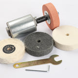 Maxbell Grinding Wheel Shaft Buffing Arbor Threaded Shaft for Hair Wheel Fiber Wheel 5mm 85g