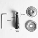 Maxbell Grinding Wheel Shaft Buffing Arbor Threaded Shaft for Hair Wheel Fiber Wheel 5mm 85g