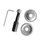 Maxbell Grinding Wheel Shaft Buffing Arbor Threaded Shaft for Hair Wheel Fiber Wheel 8mm 92g