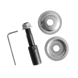 Maxbell Grinding Wheel Shaft Buffing Arbor Threaded Shaft for Hair Wheel Fiber Wheel 8mm 92g