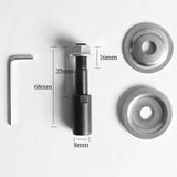 Maxbell Grinding Wheel Shaft Buffing Arbor Threaded Shaft for Hair Wheel Fiber Wheel 8mm 92g