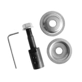 Maxbell Grinding Wheel Shaft Buffing Arbor Threaded Shaft for Hair Wheel Fiber Wheel 10mm 92g