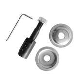 Maxbell Grinding Wheel Shaft Buffing Arbor Threaded Shaft for Hair Wheel Fiber Wheel 10mm 92g