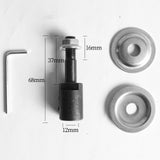 Maxbell Grinding Wheel Shaft Buffing Arbor Threaded Shaft for Hair Wheel Fiber Wheel 12mm 97g
