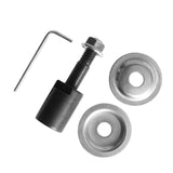 Maxbell Grinding Wheel Shaft Buffing Arbor Threaded Shaft for Hair Wheel Fiber Wheel 14mm 101g