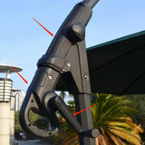 Maxbell Patio Umbrella Accessories Wirh Screw Parts for Patio Table Picnic Courtyard Without Shaker