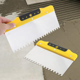 Drywall Trowel Notched Spreader Plastering Toothed Spatula Plastering Trowel 200mm