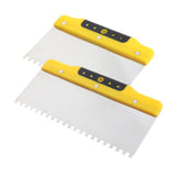 Drywall Trowel Notched Spreader Plastering Toothed Spatula Plastering Trowel 200mm