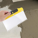 Drywall Trowel Notched Spreader Plastering Toothed Spatula Plastering Trowel 200mm